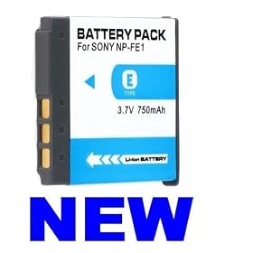 NEEWER® Replacement NP-FE1 Rechargeable Li-ion Digital Camera Battery for Sony Cyber-Shot DSC T7 / T7 B