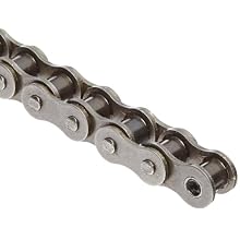Morse 40R 10FT Standard Roller Chain, ANSI 40, Riveted, 1 Strand, Steel, 1/2" Pitch, 0.312" Roller Diamter, 5/16" Roller Width, 34000lbs Average Tensile Strength, 10ft Length