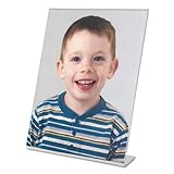 Universal Acrylic Self-Standing Desk Frame For 8 X 10 Insert 3/Pack Clear E ....