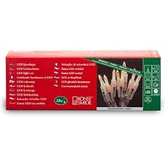 Konstsmide 6302-103 LED Minilichterkette (35 warm wei�e Dioden, Retro Design, 230V, 2.66W, f�r innen, transparentes Kabel)