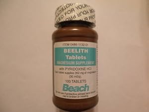 Beelith Tablet 3 Pack (Magnesium Supplement with and Pyridoxine Hcl) - 3 X 100 Tab