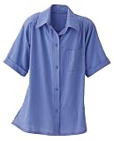 Crinkle Cotton Blouse