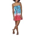 Xhilaration&reg; Juniors Swim Tie Dye Terry Swim Cover-up - /Turquoise