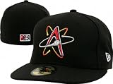 Albuquerque Isotopes Black On-Field Authentic 5950 Fitted Hat