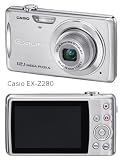 Casio EX-Z280SR 12.1MP Digital Camera with 4x Optical Zoom and 2.7 inch LCD