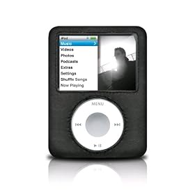 Griffin Elan Form Hard-Shell Leather Case for iPod nano 3G (Black) by Griffin Technology