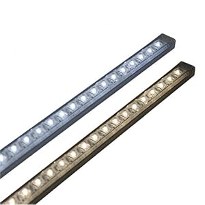 Striplyte 25 LED 120 Volt AC Warm White and White Light Strip Sample Kit by Acolyte