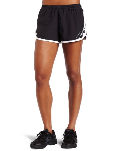 Brooks Women's HVAC Synergy Short, Black/White Diva Print, X-Small