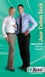 Juzo Cotton Support Knee Sock 15-20mmHg Closed Toe, VI, White