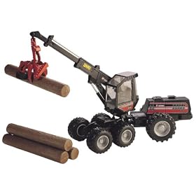 Joal - 154 - V�hicule de Chantier - Miniature - Abatteuse Foresti�re Valmet