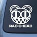 Automotive : RADIOHEAD 3 - Vinyl Decal Sticker #A1461 | Vinyl Color: White