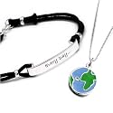 SilverEco Pendant and Chain & Bracelet Combo