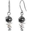 Faux Pearl Swirl Titanium Nickel Free Earrings MADE WITH SWAROVSKI ELEMENTS