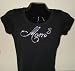 Swarovski Crystal Mom (nth Power)Tee in Script T-Shirt