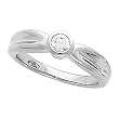 Platinum Diamond Solitaire Engagement Ring - 0.25 Ct.