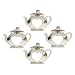 Kitchen & Housewares : Royal Albert Old Country Roses Fluted Teapot Napkin Rings Set of 4