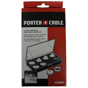 Porter-Cable 42000 9-Piece Template Guide Kit by Porter-Cable