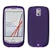 HTC MYTOUCH 3G G2 FENDER 3.5MM JACK PURPLE SOLID SILICONE SKIN RUBBER SOFT CASE COVER
