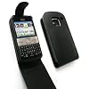 FLASH SUPERSTORE NOKIA E5 PREMIUM PU LEATHER FLIP CASE/COVER/POUCH BLACK