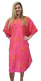 Hot & Sexy Allover Printed Kaftan Plus Size Tunic Cover Up Valentine's Day Gift