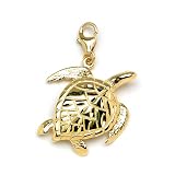 Turtle Charm in 14K Yellow Gold - Medium