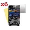 6 PACK SCREEN PROTECTOR GUARD FOR BLACKBERRY BOLD 9700