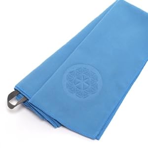 Shandali UltraSport Travel Towel - #1 Rated Travel Towel, Sport Towel, Beach and Microfiber Towel. Super Absorbent! Ultra-Fast-Drying. Light and Tightly Packed Towel. Perfect for Camping, Backpacking, Shower.... No Bleed Dye. No Question Money Back Guarantee. (Morning Sky, Small - 20