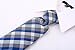 Scott Allan Men's Stripe Necktie - Blue/Gray