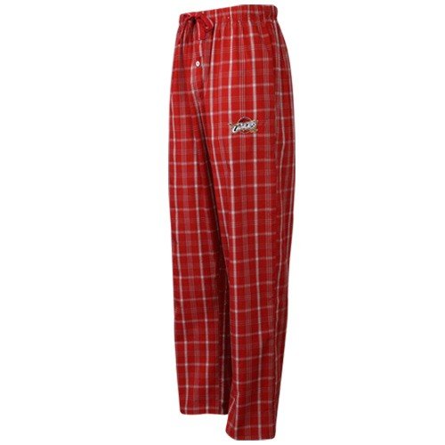 Cleveland Cavaliers Wine Plaid Genuine Pajama Pants- (Medium)