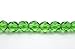 8mm (51 Beads) Peridot, Czech Fire Polished Round Faceted Glass Beads, 16 inch Strand
