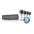 SVAT CV501-16CH-006 Do-it-Yourself DVR Security System with 16 Indoor/Outdoor Night Vision CCD Surveillance Cameras and Smartphone Compatibility
