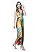 Maggie Tang Sleeveless Slip Print V-Neck Maxi Long Summer Holiday Beach Dress