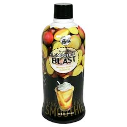 Big Train Fruit Tea Smoothie Blast Fruit Smoothie Concentrate, Mango Madness, 32-Ounce Bottles (Pack of 2)