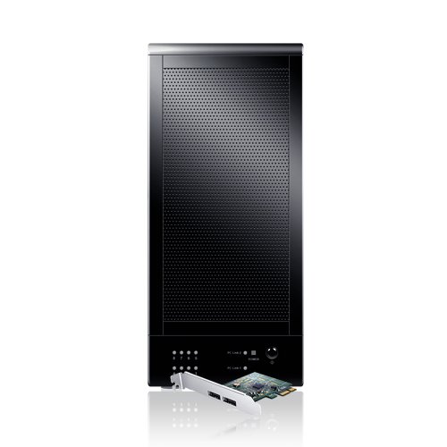 TowerRAID 8 Bay eSATA RAID 0/1/10/5/JBOD Performance Tower with 6G PCIe Card TR8M-BP Black
