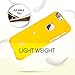 GOOSPERY Pearl Jelly for Apple iPhone 7 Plus Case (2016) Slim Thin Rubber Case (Yellow)
