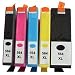 Remanufactured Ink Cartridge Replacement for HP 564XL combo pack (1xBlack, 1xPhoto Black, 1xCyan, 1x Magenta, and 1x Yellow)