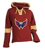 Washington Capitals Boxcar Lace Fleece Hooded Sweatshirt