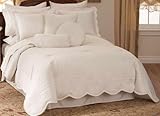 French Tile King Quilt White French Tile King Quilt White