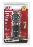 ACE TRADING - HAMPTON PRODUCTS 4052 6-WAY ENTRY LATCH - POLISHED BRASS