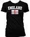 England Flag International Soccer Juniors T-shirt, English Soccer Juniors T-shirt
