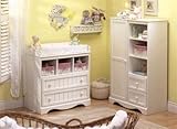 SouthShore Country Style 2-Piece Baby Bedroom Suite (White) 3580 GROUP