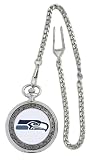 NFL Men's SH0082 Seattle Seahawks Hall Of Famer Pocket Watch with Chain