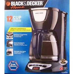 BLACK and DECKER 12 CUP COFFEEMAKER - CASE PACK OF 2 by 
