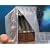 Fun Star Strandkorbh�lle "Luxus" PE-Folie mit Gitternetzlinien, transparent