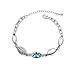 Platinum-plated Fashion Jewelry Set with Imported Crystal Element