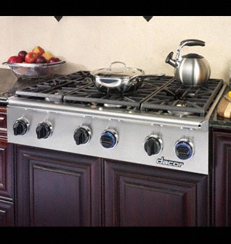 Dacor Epicure Series 36 inch Stainless Steel Gas Cooktop - EG366SCHNG