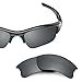 Revant Polarized Replacement Lenses for Oakley Flak Jacket XLJ Black Chrome MirrorShield Asian Fit