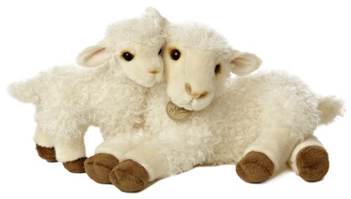 Aurora World Miyoni Ewe and Lamb Plush, 13.5