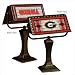 Georgia Bulldogs Glass Banker's Lamp