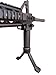 LedsniperBipod Handle High QulityBipod Holding System for Mounting Laser or Flashlight or Others, with Push button push Out Legs